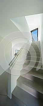 Interior, cement staircase