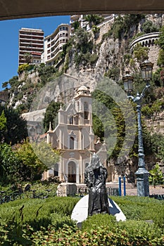 Interior of the chapel of Saint Devote, patron saint of Monaco