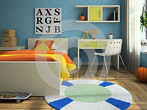 Interior of the childroom