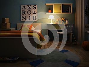 Interior of the childroom