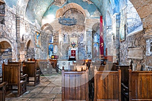 Interior of the Christian Armenian Gregorian Apostolic Church