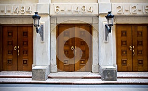 Interior of Christopher Columbus lighthouse in Santo Domingo