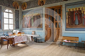 Interior of the Church of the Archangel Michael. The village of Big Ignatovo, Republic of Mordovia