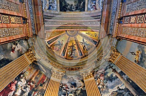 Interior of Church Basilica de San Francisco el Grande, Madrid Spain