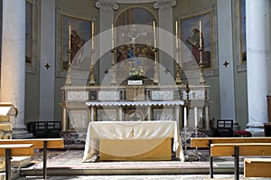 Interior Church. Castiglione del Lago. Umbria. photo