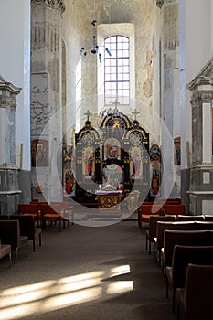 Interior of the church of the Holy Trinity Uniates