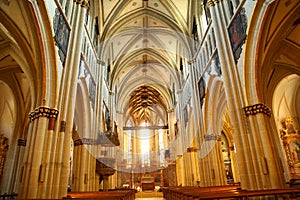 Interior of a church India