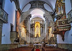 Interior of the Church of Mercy in Viseu photo