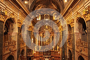 Interior of the Church of Saints Peter and Paul (XVII century ba photo