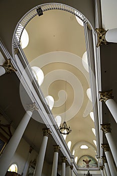 Interior of the church of San Francisco, Copiapo. Chile