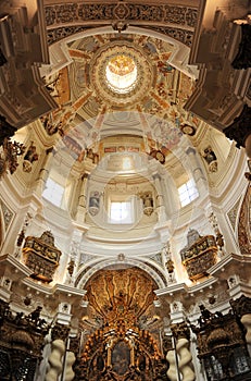 Baroque dome of the Church of San Luis de los Franceses (Saint Louis of the French) in Seville, Spain. photo