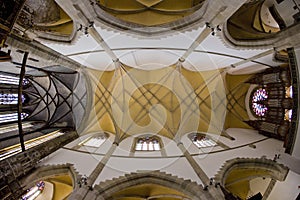 Interior of church of St. Egidius, Bardejov, Slovakia