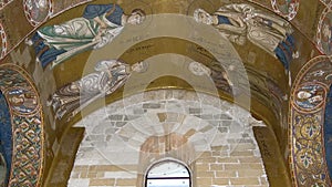 The interior of the church of St. Mary, Palermo, Sicily, Italy Ken burns effect