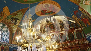 Interior of the church in Ukraine