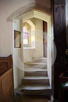 Interior.Clayton Church. Sussex, UK. St John The Baptist.