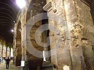 Interior of the Colosseum