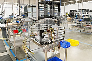 Interior of computer manufacturing industry