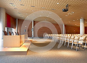 Interior of a Congress building