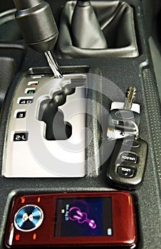 Interior Console of Car