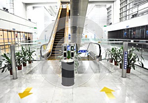 Interior of convention and exhibition center