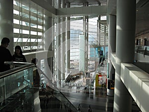 Interior of the Convention & Exhibition centre, Hong Kong