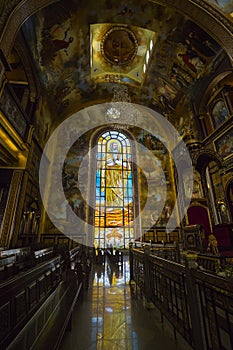 Interior of Coptic Orthodox Church in Sharm El Sheikh, Egypt