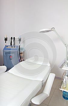 Interior of cosmetology clinic