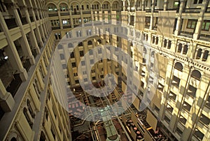 Interior courtyard of Old Post Office, Washington, DC