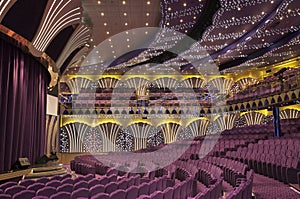 Interior of cruise ship MSC Poesia