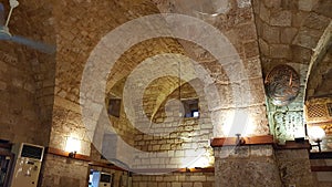 Interior of the Crusader castle of Tripoli or Citadel of Raymond de Saint-Gilles, Lebanon