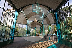 Interior of Crystal Palace or Palacio de Cristal - Petropolis, Rio de Janeiro, Brazil