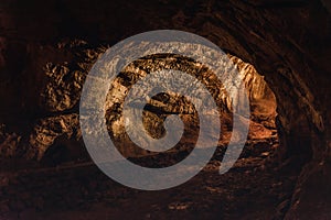 Interior of Dachstein Mammoth Cave, Krippenstein Austria