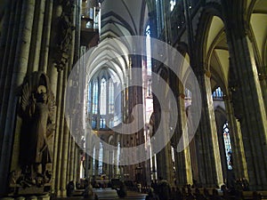 Interior de la Catedral de Colonia photo