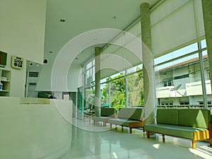 Interior decoration of the dental office building