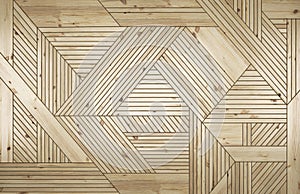 Interior decoration element for floor or wall