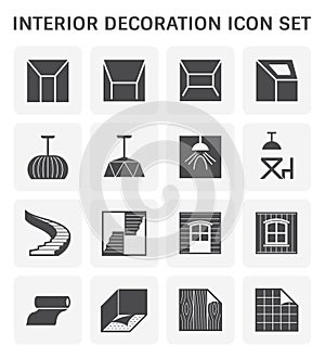 Interior decoration icon