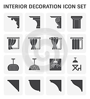 Interior decoration icon
