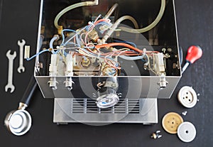 Open espressomachine