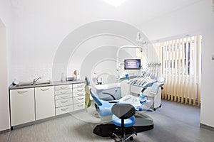 Interior of a dental medicine room