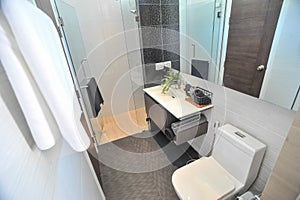 Interior design of bathroom