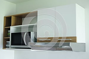 Interior design of clean modern kitchen