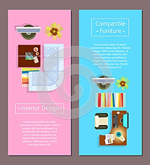 Interior Design with Compatible Furniture Poster