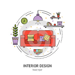 Interior design concept