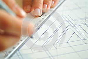 Interior design drawings