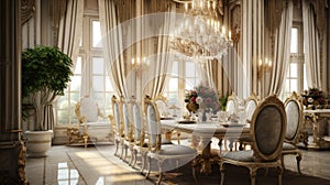 Interior design inspiration of Traditional Classic style dining room loveliness .