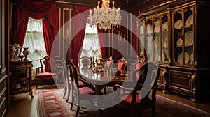 Interior design inspiration of Traditional Classic style dining room loveliness .