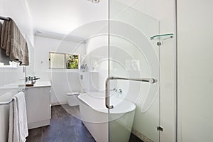 Interior Design: interior of bathroom
