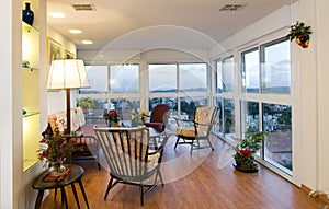 Interior design of a living room