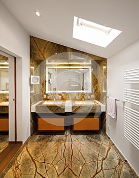 Interior design, luxury bathroom