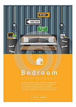 Interior design Modern bedroom banner